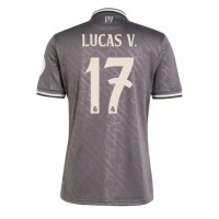 Real Madrid Lucas Vazquez #17 Tretí futbalový dres 2024-25 Krátky Rukáv